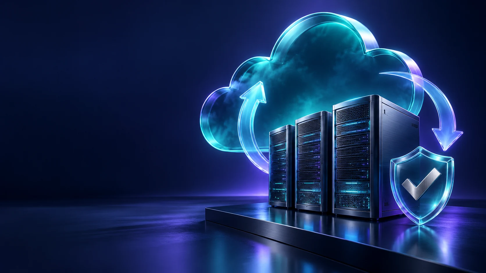 Cloud recovery infrastructure with protected server systems